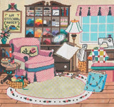 Handpainted Needlepoint Sandra Gilmore Stitching Haven 12x13