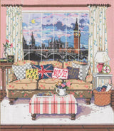 Needlepoint HandPainted Sandra Gilmore View of London 14x16