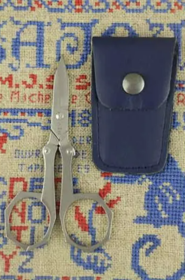 Sajou Folding Scissors with Blue Case 3.5"