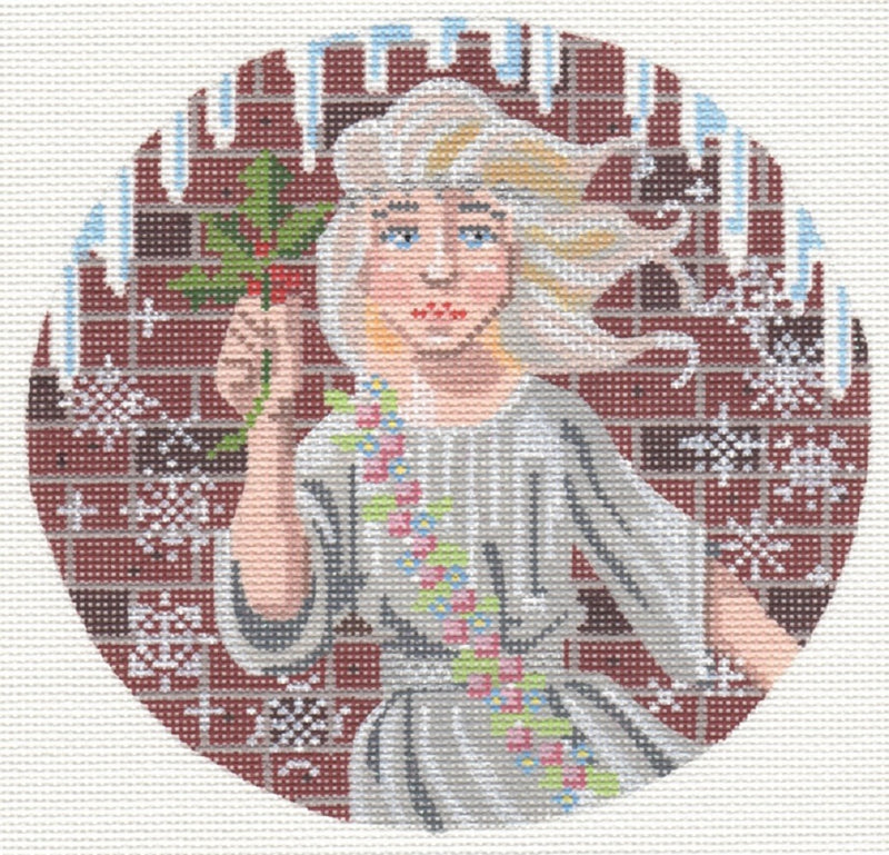 Needlepoint Handpainted Ghost Christmas Past Labors of Love