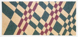 Needlepoint Handpainted Lee BR Canvas Green and Gold 8x4