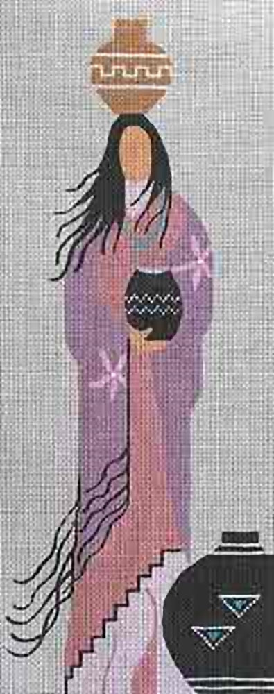 Needlepoint Handpainted Sundance Designs Josie w/Stitch Guide 5x14