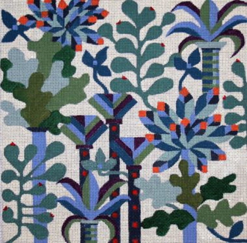 Needlepoint Handpainted Melissa Prince Jungle 12x12