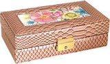 Needlepoint Lee Jewelry Case Leather Almond - Canvas Sold Separately