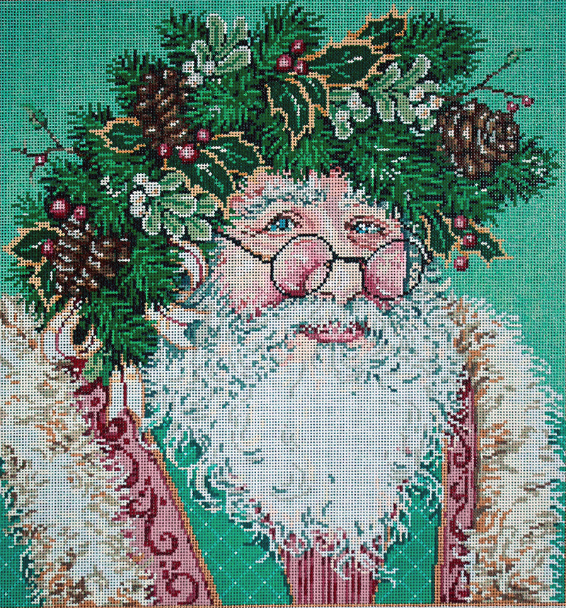 Needlepoint Handpainted Christmas Sandra Gilmore Wyntertyme 11x11